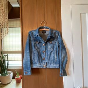 Jcrew denim jacket xs